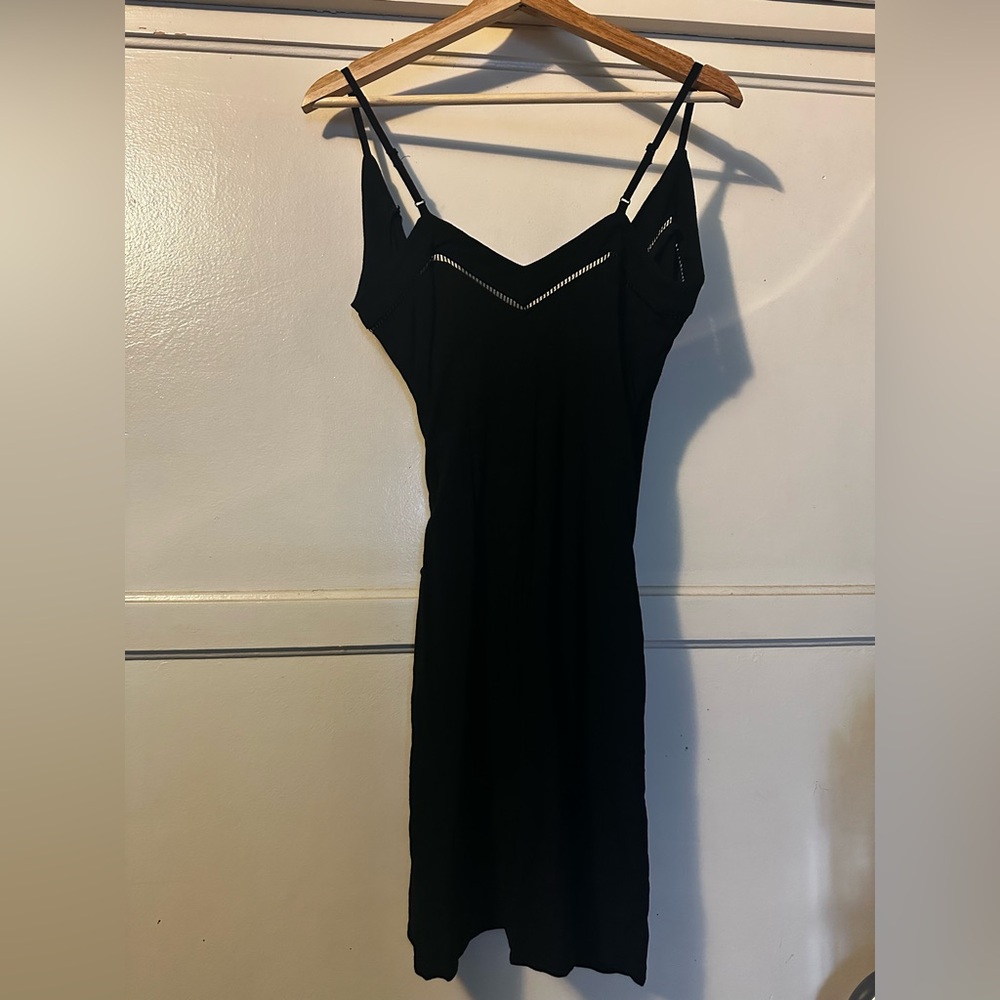 Free People Dylan Mini Slip, Color Black, Size Women’s XS